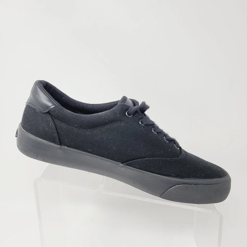 Lugz Mens Sneakers Size 9 M Black Casual Canvas Shoes MFLIPC-001